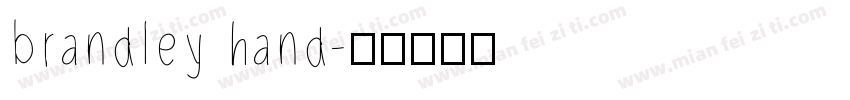brandley hand字体转换